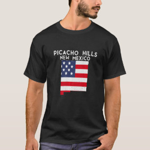 T-shirt PICACHO HILLS USA State America Travel Nouveau Mex