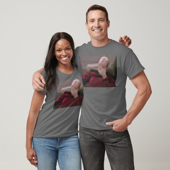 T-shirt Picard Facepalm meme pixeldot (Unisexe)