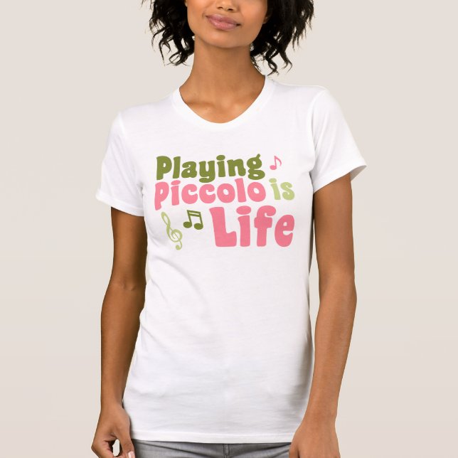 T-shirt Piccolo est la vie (Devant)