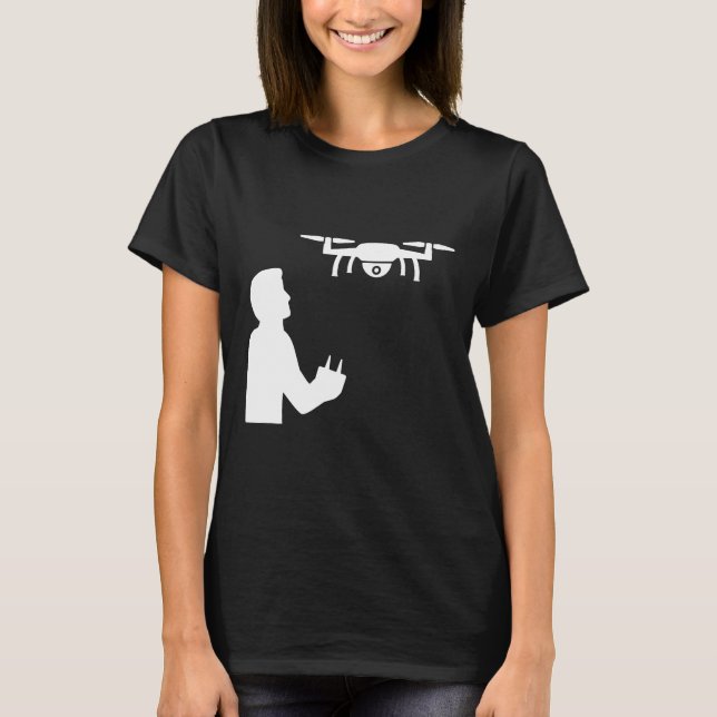 T-shirt Picette de drone (Devant)