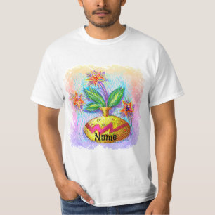 T-shirt Pichet de Fleurs