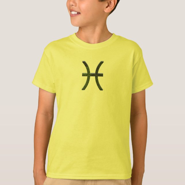 T-shirt Pick Color Pisces Zodiac astrologique (Devant)