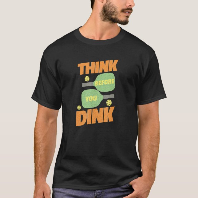 T-shirt Pickball Vintage Dink (Devant)