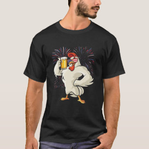 T-shirt Picken Patriotique Merica 4 juillet Bière USA Ame
