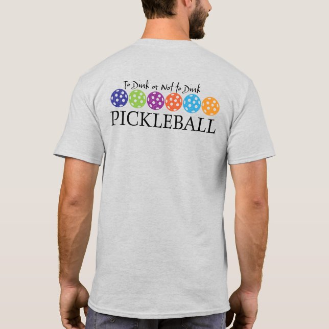 T-shirt Picker Ball pour boire ou ne pas boire (Dos)