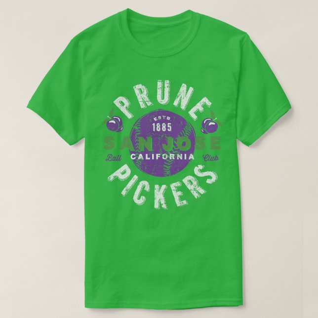 T-shirt Pickers San Jose Prune (Design devant)