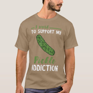 T-shirt Pickle Addiction Végétarien Lover Pickle