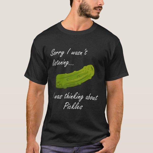 T-shirt Pickle Ironic Dit Concombre Fermé (Devant)