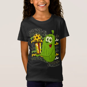 T-Shirt Pickle Power ! Enfants mignonnes de Pickleball
