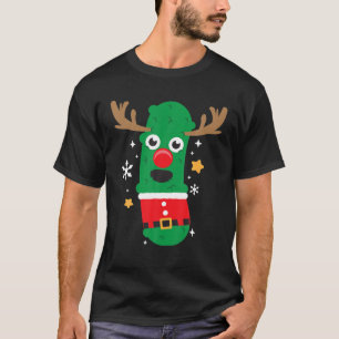 T-shirt Pickle Reindeer Père Noël Drôle Cool cadeau de Noë