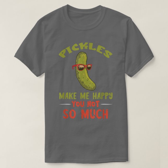 T-shirt Pickle Rendre Joyeux Vegan Food Pickle Lover Veget (Design devant)