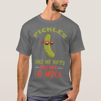 T-shirt Pickle Rendre Joyeux Vegan Food Pickle Lover Veget