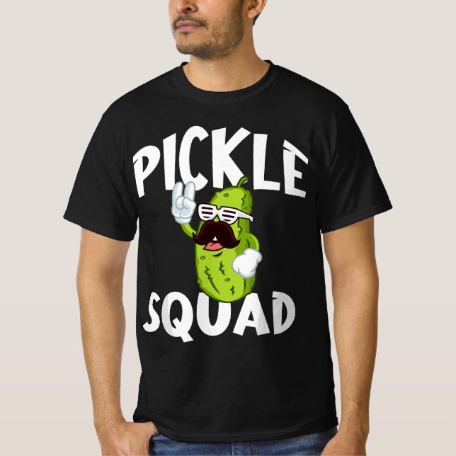 T-shirt Pickle Squad T for a Pickle Lover  (Devant)