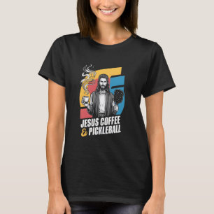 T-shirt Pickleball à café Jésus