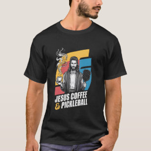 T-shirt Pickleball à café Jésus