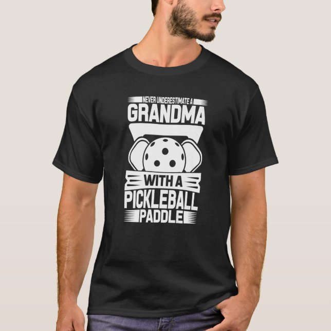 T-shirt Pickleball Aimant Paddle Pickleball Player Fun Hob (Devant)