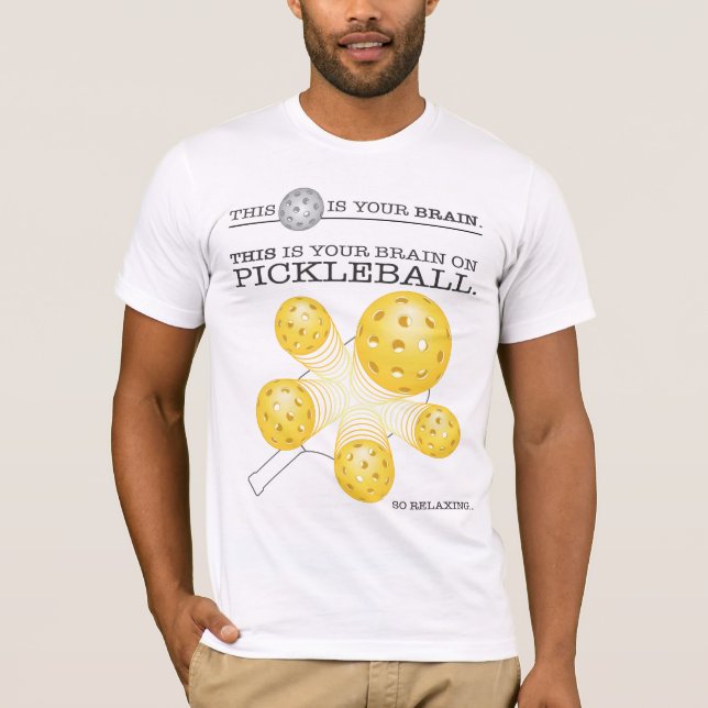 T-shirt Pickleball amusant (Devant)