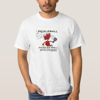 T-shirt Pickleball barbote bien avec d'autres