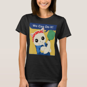 T-shirt Pickleball Cat Lady On Peut Le Faire Jouer Pickleb