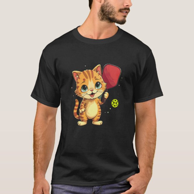 T-shirt Pickleball Chat Mignon (Devant)