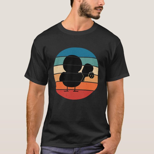 T-shirt Pickleball Chic Retro Vintage 5 (Devant)