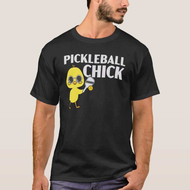 T-shirt Pickleball Chick Pickleball Player Paddle Ball Spo (Devant)