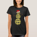 T-shirt Pickleball Christmas Funny Pickleball Snowman 531<br><div class="desc">Pickleball Christmas Funny Pickleball Snowman 531</div>