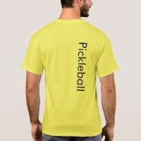 T-shirt Pickleball Citrus Jaune