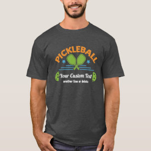 T-shirt Pickleball Club Pickleball Paddle & Ball Custom