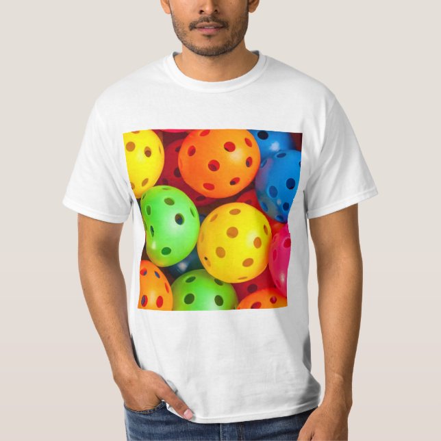 T-shirt Pickleball coloré (Devant)