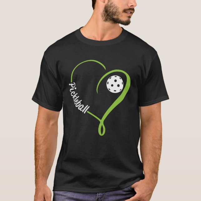 T-shirt Pickleball Dames Saint Valentin Pickleball (Devant)