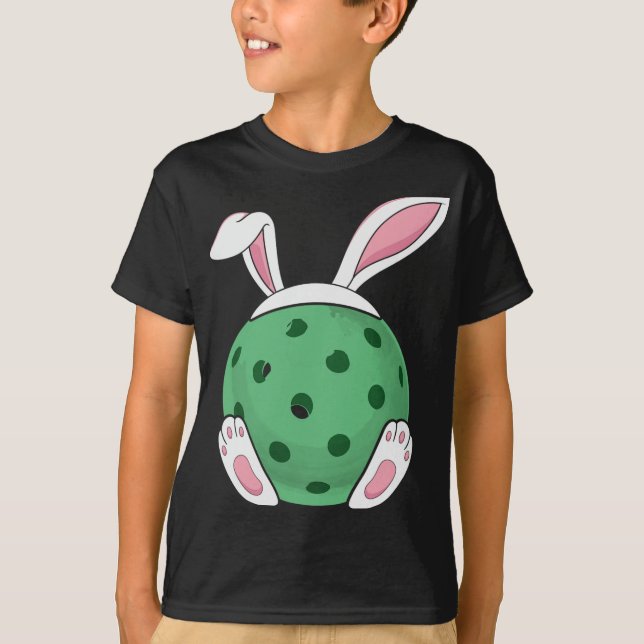 T-shirt Pickleball de lapin de Pâques - Fun Pickleball de  (Devant)