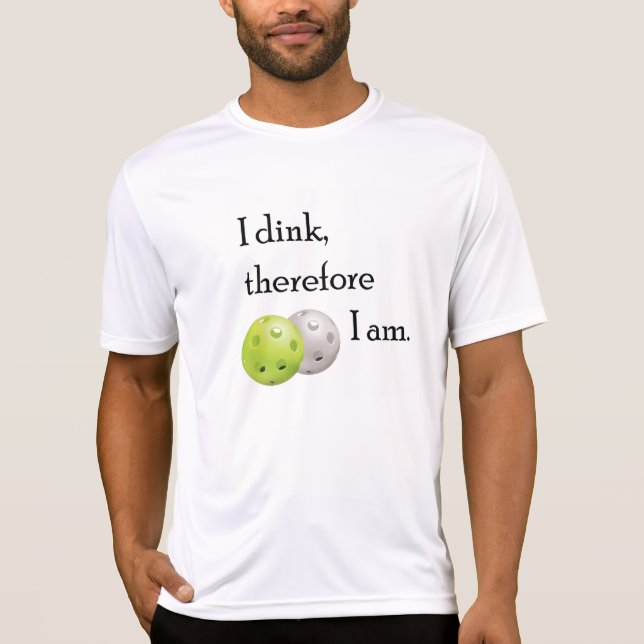 T-shirt Pickleball, dink d'I donc j'Am. (Devant)