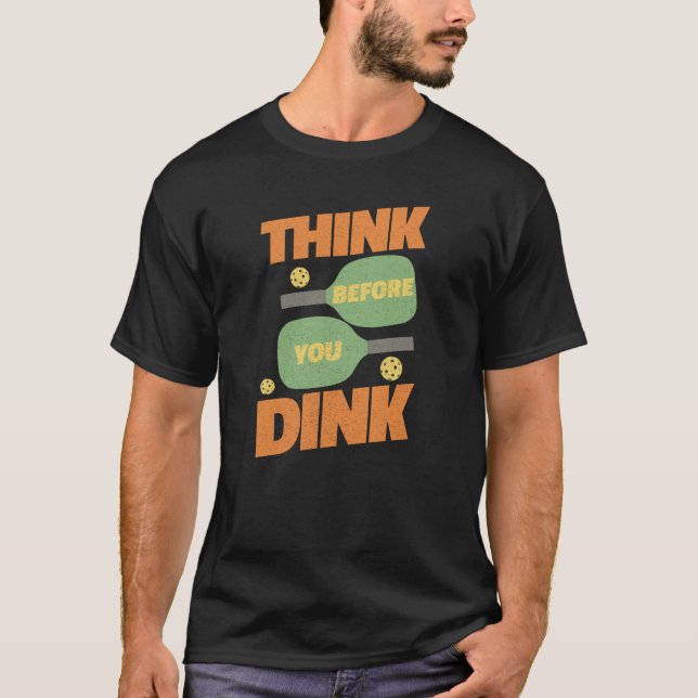 T-shirt Pickleball drôle Dink Vintage (Devant)
