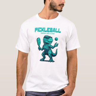T-shirt Pickleball drôle - Pickleball de dinosaure