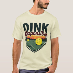 T-shirt Pickleball drôle pour les hommes - "Dink R
