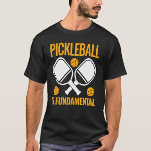 T-shirt Pickleball est un sport de paddle-ball fondamental