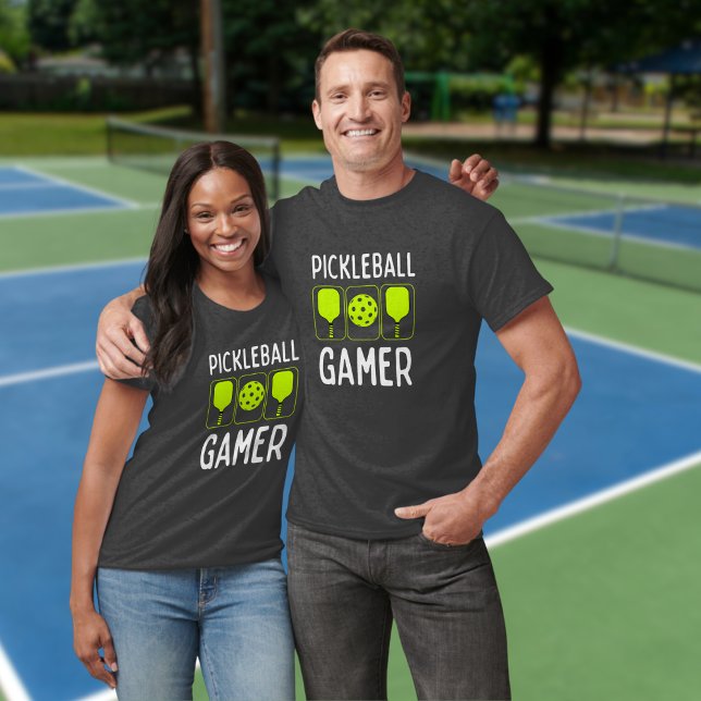 T-shirt Pickleball Gamer Paddles et Ball (Créateur téléchargé)