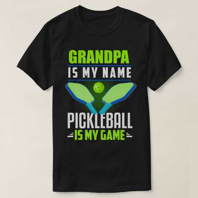 T-shirt Pickleball grand-père grand-père Funny Pickleball  (Design devant)