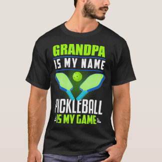 T-shirt Pickleball grand-père grand-père Funny Pickleball 