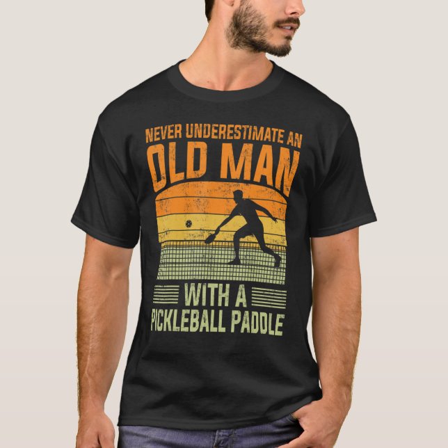 T-shirt Pickleball Grand-père Homme Pun pour Pickleball (Devant)
