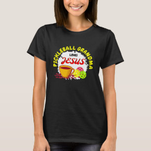 T-shirt PICKLEBALL GRANDMA Aime Jesus Café Pickleball