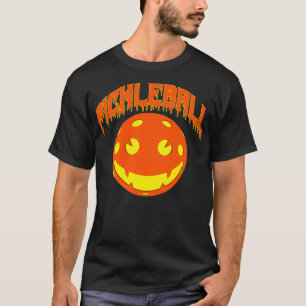 T-shirt Pickleball Halloween citrouille Pickleball