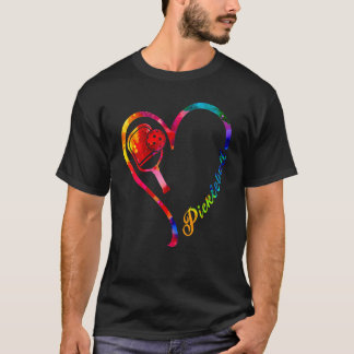T-shirt Pickleball Heart I Love Pickleball Tie Dye For Man