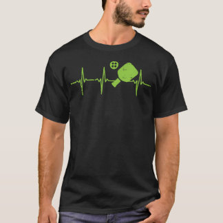 T-shirt Pickleball Heartbeat Funny Pickle Ball Sports Men 
