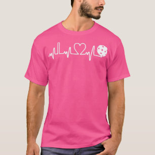 T-shirt Pickleball Heartbeat I Love Pickleball 
