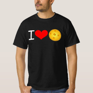 T-shirt Pickleball : I Love Pickleball (Noir)
