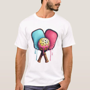 T-shirt Pickleball Ice Cream Driys Jeunes Enfants Hommes