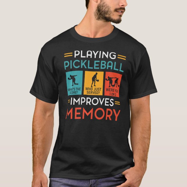 T-shirt Pickleball Improves (Devant)