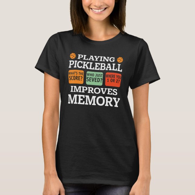 T-shirt Pickleball Improves (Devant)